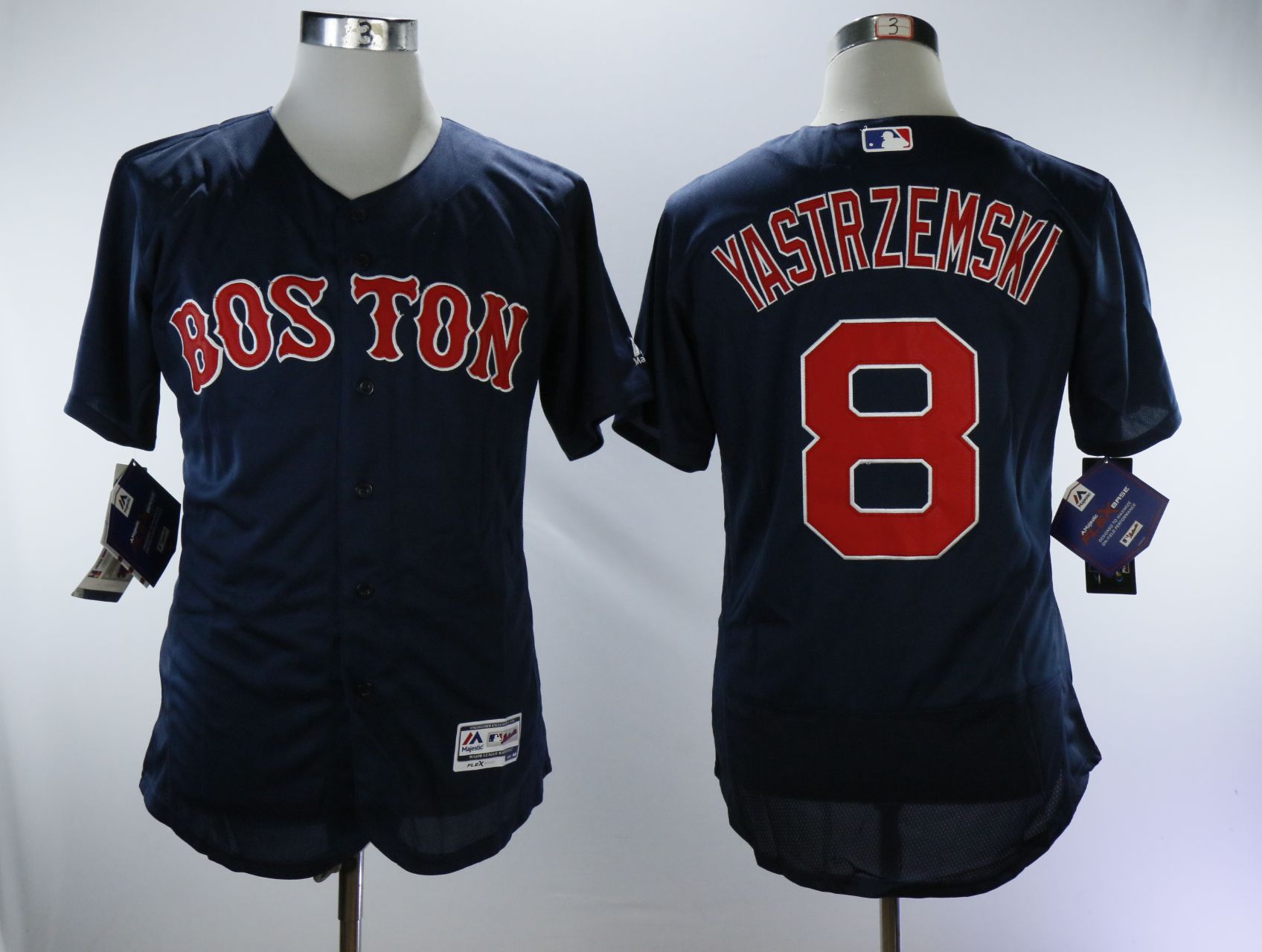Men Boston Red Sox #8 Yastrzemski Blue MLB Jerseys->boston red sox->MLB Jersey